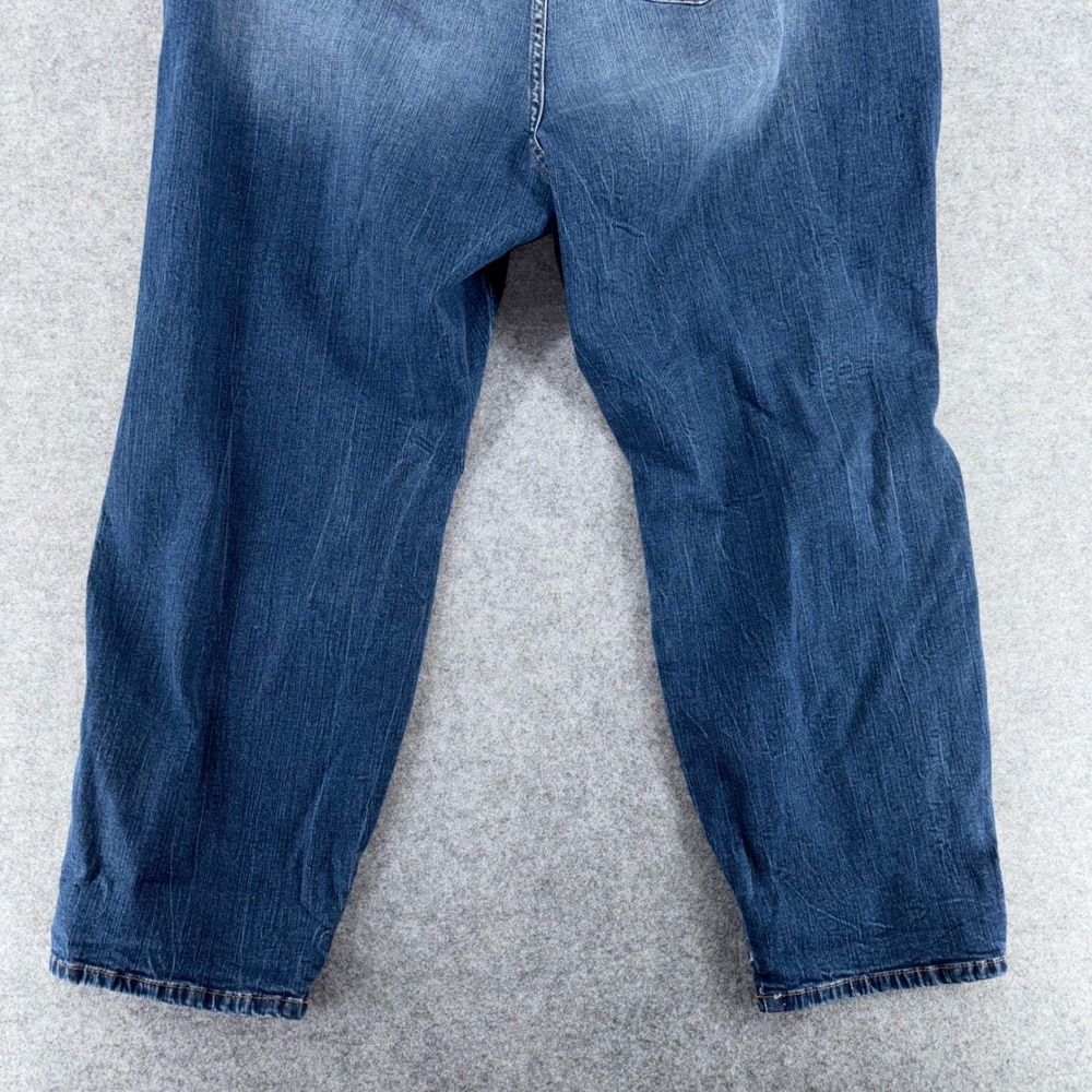 Torrid Denim Womens Blue Distressed Bib Overalls Medium Wash Plus Size - Picture 10 of 10